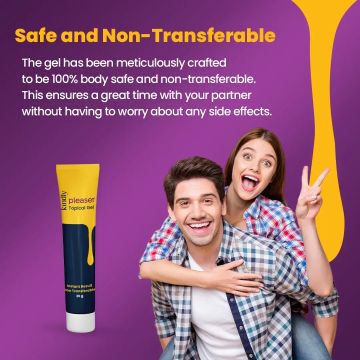 Kindly Health: Pleaser Topical Gel For Men l 60gm | Pack of 3