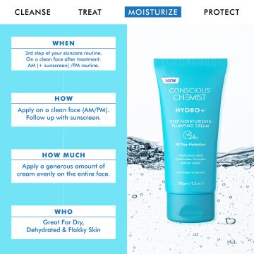 Conscious Chemist: Hyaluronic Acid Lightweight Gel Moisturiser For Dullness & dehydration (100g)