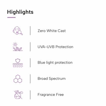 Dermatouch: Hyaluronic Sunscreen Hydrating Ultra Light Aqua Gel With SPF 50 Pa++++ | UV A, UV B & Blue Light Protection For Oily Skin - 50G