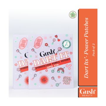 Gush: Dart Its\' - Petal Power Anti-Acne Hydrocolloid Pimple Patches (Pack of 2)