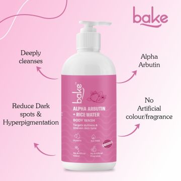 Bake Cosmetics:   Alpha Arbutin Body Wash 