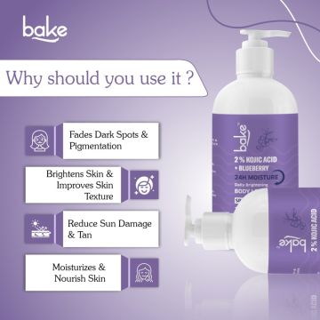 Bake Cosmetics:   2% Kojic Acid Body Lotion SPF 30 PA+++