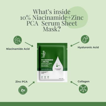 Bake Cosmetics:   10% Niacinamide + Zinc PCA Sheet Mask 
