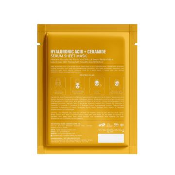 Bake Cosmetics:   2% Hyaluronic Acid + Ceramides Sheet Mask 