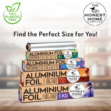 The Honest Home Company: Aluminium Foil Roll | 72 Meters