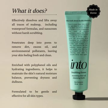Truly Into: Doubling Down Nourishing Rinse-Off Cleansing Balm