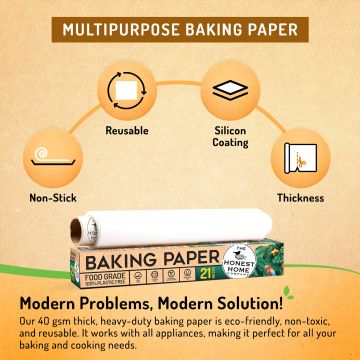 The Honest Home Company: Baking Paper Roll | 21 Metres