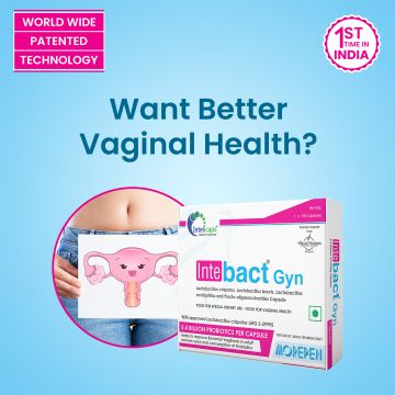 Dr. Morepen: INTEBACT GYN Capsules - 10 Veg Capsules Pack of 2