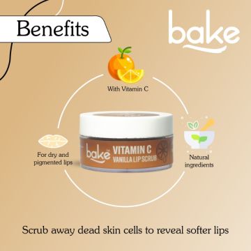 Bake Cosmetics:   Vitamin C Vanilla Lip Sugar Scrub