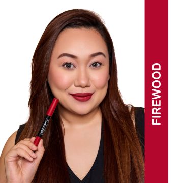 Love Earth: Transfer proof crayon lipstick-Firewood