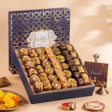 The Baklava Box: Blue Imperiall Festive Special Baklava Box - 750 gm