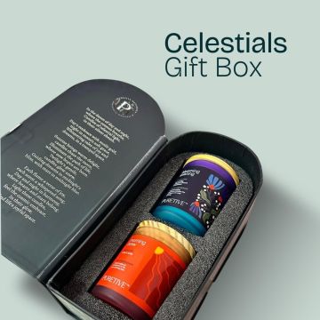 Puretive: Celestial Gift Box | Morning Brew and Blooming Evening Candles