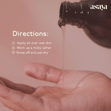 Asaya: Running Deep Moisture Restore Bath and Shower Oil - 275 ml