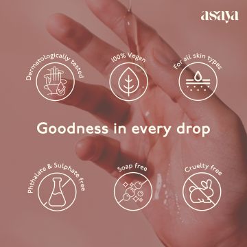 Asaya: Running Deep Moisture Restore Bath and Shower Oil - 275 ml