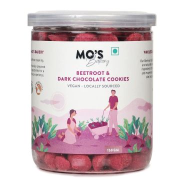 MOS Bakery: Beetroot & Dark Chocolate Cookies - 150gm