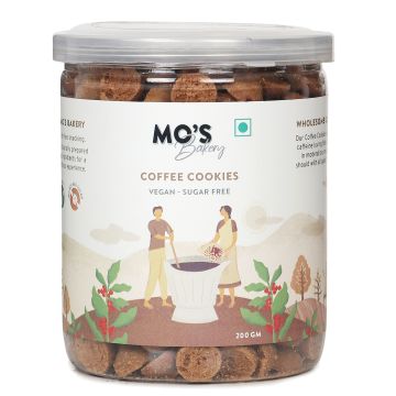 MOS Bakery: Sugar Free Coffee Cookies - 200gm