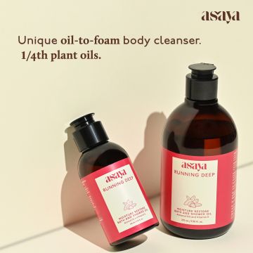 Asaya: Running Deep Moisture Restore Bath and Shower Oil - 100 ml