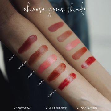 Anour: Cherry Bomb Lip & Cheek Tint - 3.5gm