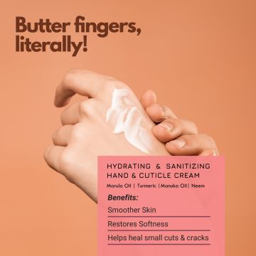 Detoxie: Detoxie Hydrating & Sanitizing Hand & Cuticle Cream 50g