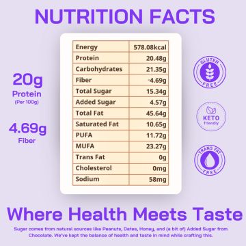 FitFeast: Cookie Fudge Peanut Butter | 400gms EachPack of 4