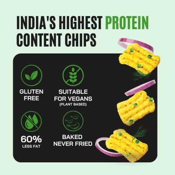 FitFeast: FitFeast Protein Cream and Onion Chips | 60g EachPack of 6