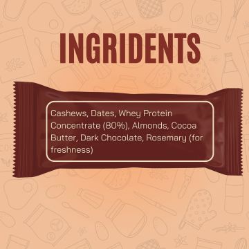 FitFeast: Protein Bars Nutty Brownie | 50g EachPack of 6