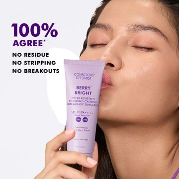 Conscious Chemist: Niacinamide Water Resistant Non-Greasy Sunscreen SPF 50 PA++++ (20g)