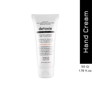 Detoxie: Detoxie Hydrating & Sanitizing Hand & Cuticle Cream 50g