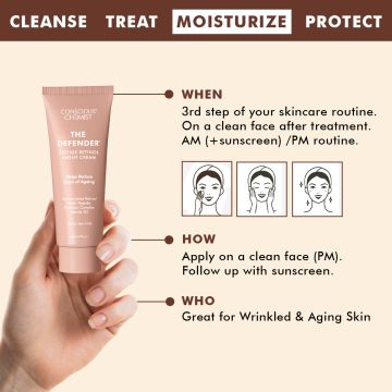 Conscious Chemist: Multi Peptide Retinol Anti Ageing Night Cream - 20g