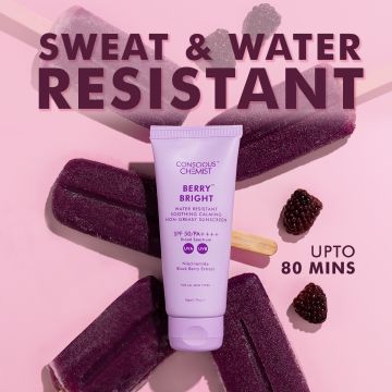 Conscious Chemist: Niacinamide Water Resistant Non-Greasy Sunscreen SPF 50 PA++++ (20g)