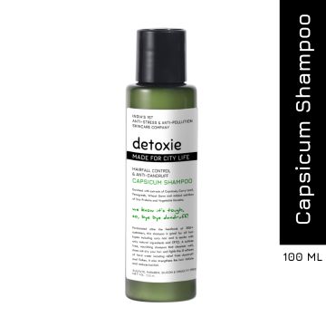 Detoxie: Anti-Dandruff & Flake Relief Capsicum Shampoo 100 ML