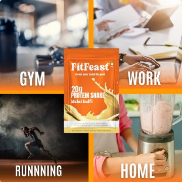 FitFeast: Whey Protein - Malai Kulfu Sachet | 50g EachPack of 42