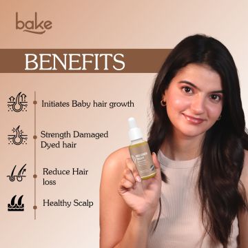 Bake Cosmetics: Rosemary + Biotin + Anagain Hair Growth Serum for Hair Growth & Hairfall Control