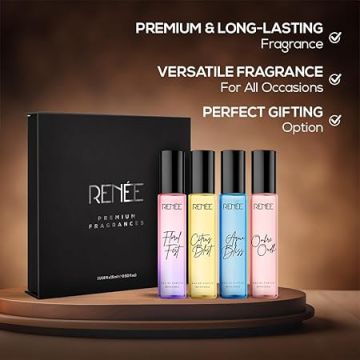 Renee Cosmetics: Women's Signature Liquid Perfume Gift Set Pack Of 4 15Ml Each