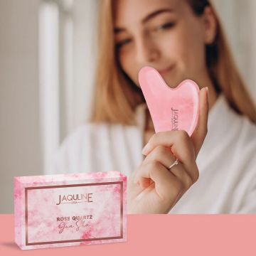 Jaquline USA: Rose Quartz Gua Sha Stone