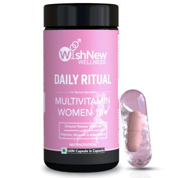 Wishnew Wellness: DAILY RITUAL Women 18+ Multivitamin | Delayed Release...