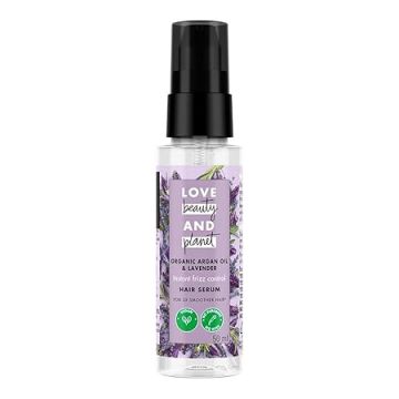Love Beauty And Planet: Argan Oil & Lavender Hair serum For Frizzy Hair | 50 Ml