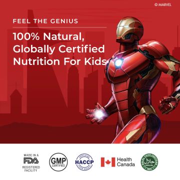 Wellbeing Nutrition: Iron Man Melts | Kids Organic Vitamin B12, D3+K2 and Folate - Mango Flavor (30 Oral Thin Strips)