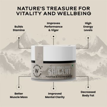 Wellbeing Nutrition: Pure & Original Himalayan Shilajit Resin 20g