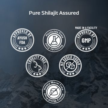 Panchamrit: Himalayan Shilajit 600mg Effervescent Helps Boost Stamina & Performance Enriched with Ashwagandha Kaunch Beej 15 Tablets (Pack of 4)