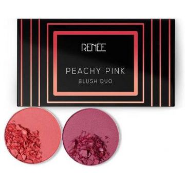 Renee Cosmetics: Peachy Pink Blush Duo - 8gm