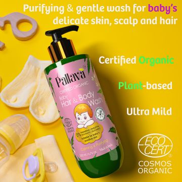 Pallava Organics: Baby Hair and Body Wash - 200ml