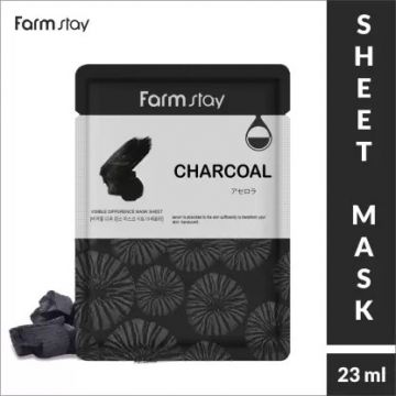 Farmstay: Visible Difference Sheet Mask Charcoal - 23ml