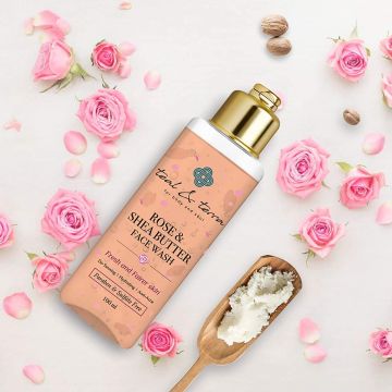 Teal and Terra: Rose And Shea Butter Face Wash - 100ml