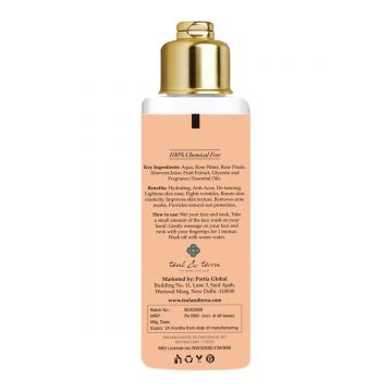 Teal and Terra: Rose And Shea Butter Face Wash - 100ml