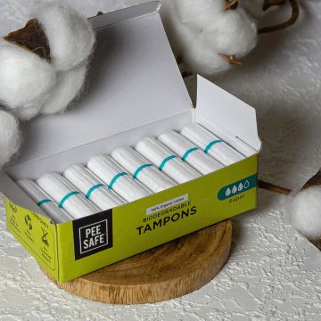 Pee Safe: Organic Cotton Tampon (Super plus, 16N)