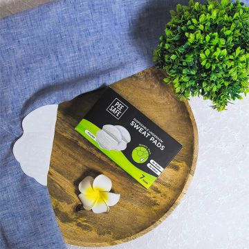 Pee Safe: Disposable Underarm Sweat Pads (Folded) - Pack of 14