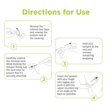 Pee Safe: Organic Cotton Tampon (Super plus, 16N)