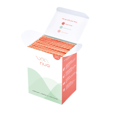 Nua : Ultra Thin Rash Free Sanitary Pads XL with Disposal Covers - 12pcs