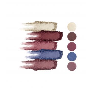 BlushBee Organic Beauty: Organic Eyeshadow Palette (5 shades) - Party Hue - 11.5 gms